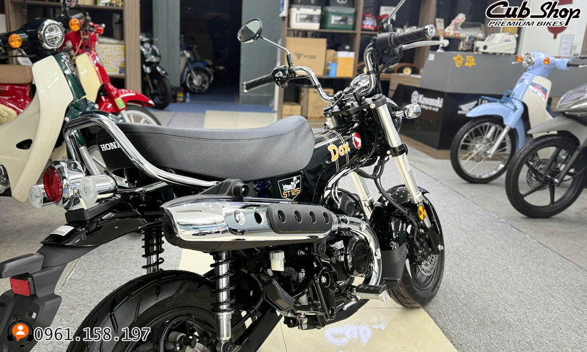 Honda Dax 125 2026 Original Màu Đen: Bản Lĩnh 